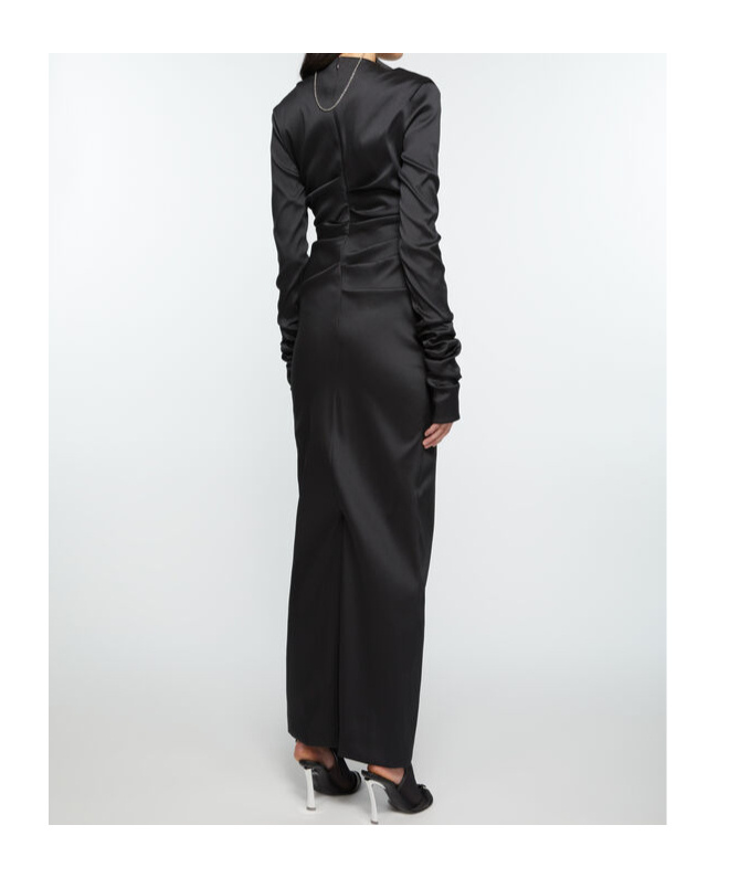 Acne Studios Pendant Dress In Black