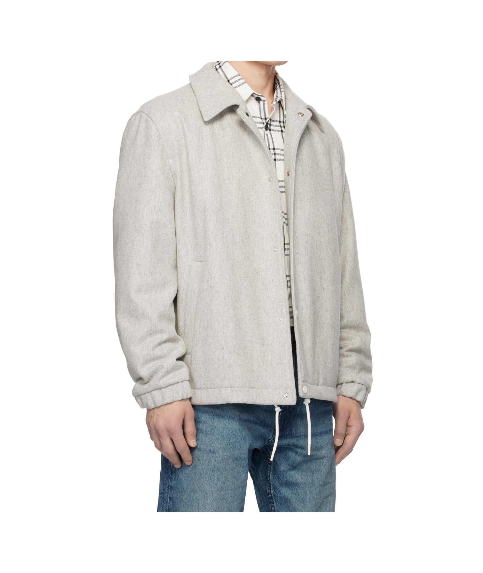 Hugo Boss Long Sleeve Casual Jacket In White