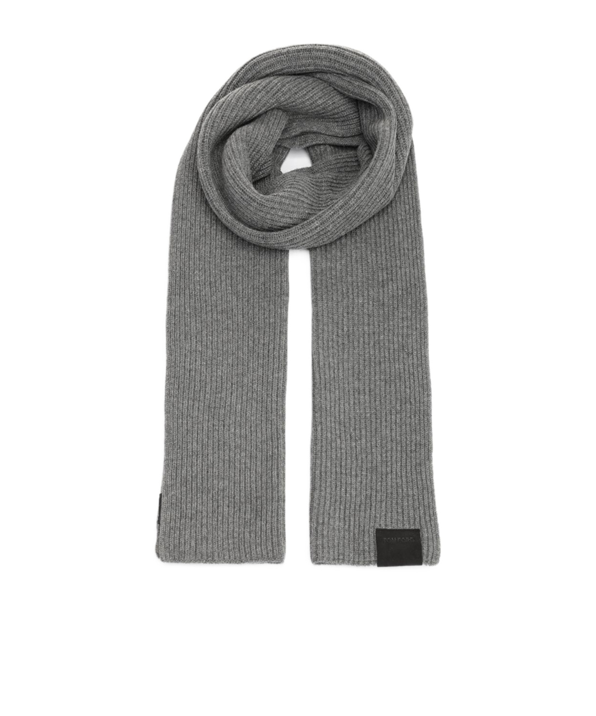 Tom Ford Cashmere Scarf Scarves And Foulards Grey In Gray