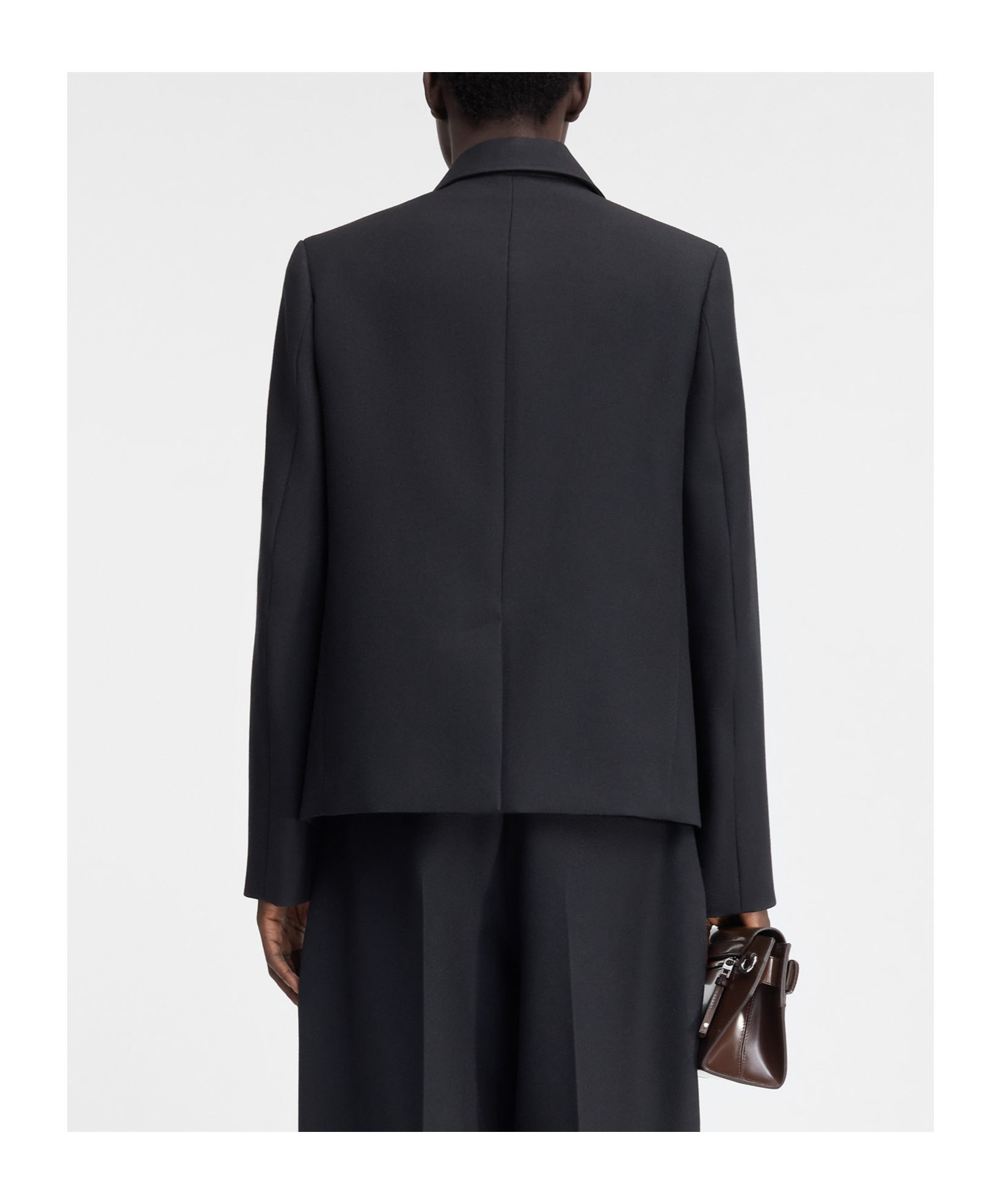 Jacquemus Man Blazer Black Size 40 Virgin Wool In Black
