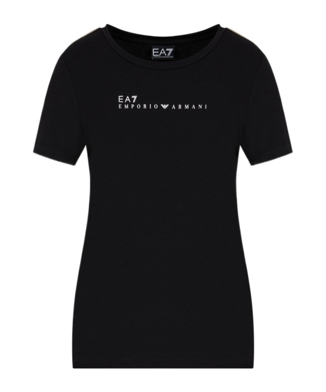 EA7 LOGO-PRINT T-SHIRT