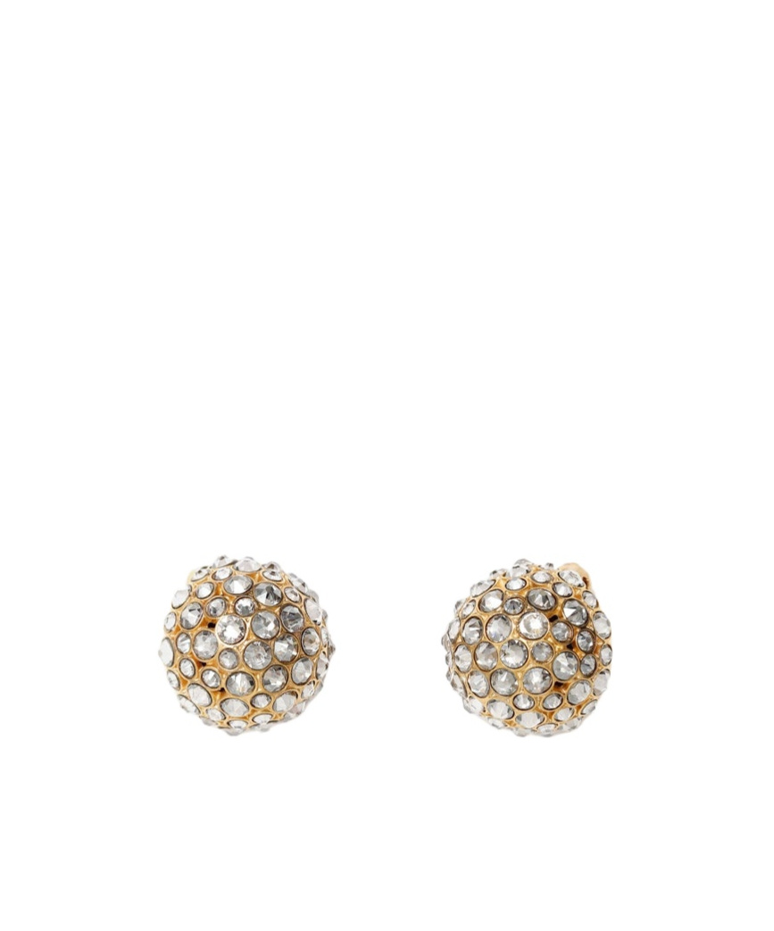 Celine Round Earrings In Multicolor