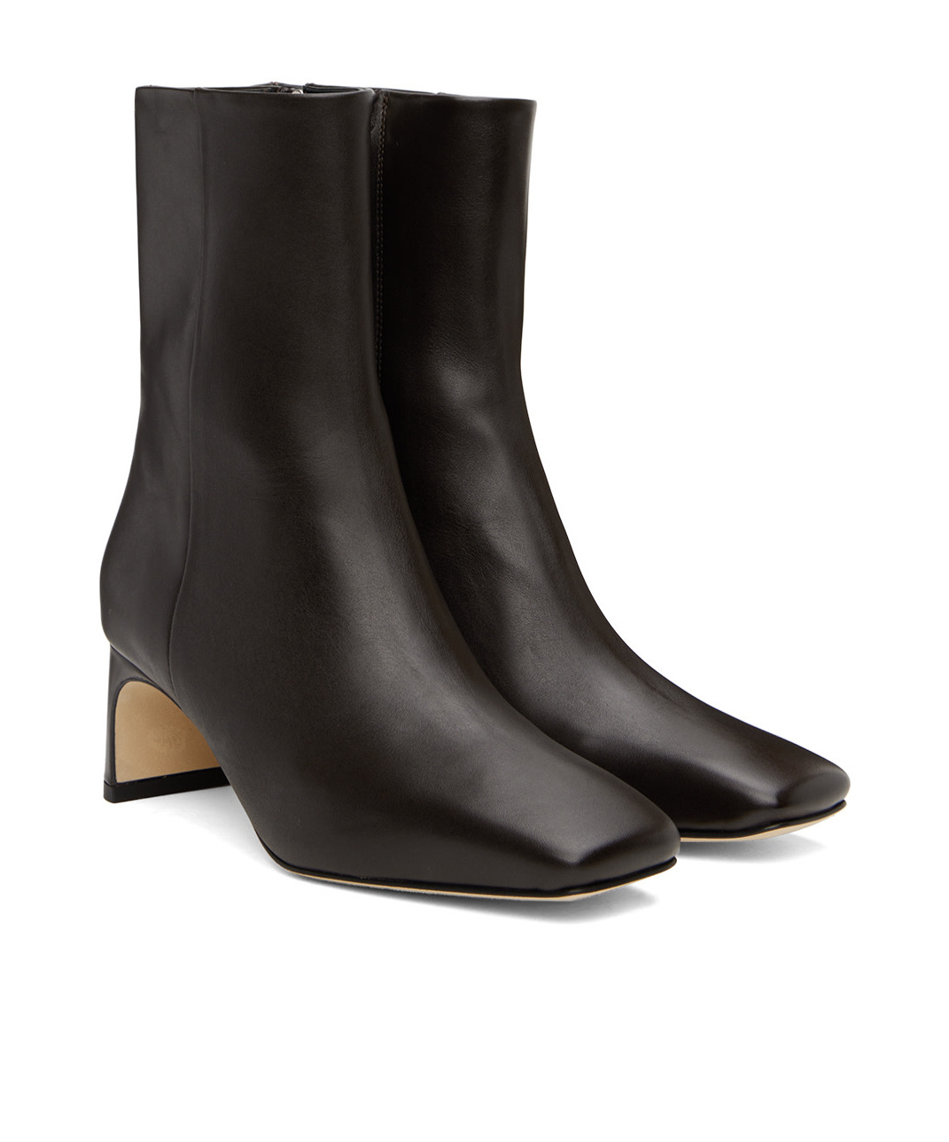 Aeyde Brown Tabitha Ankle Boots In Black