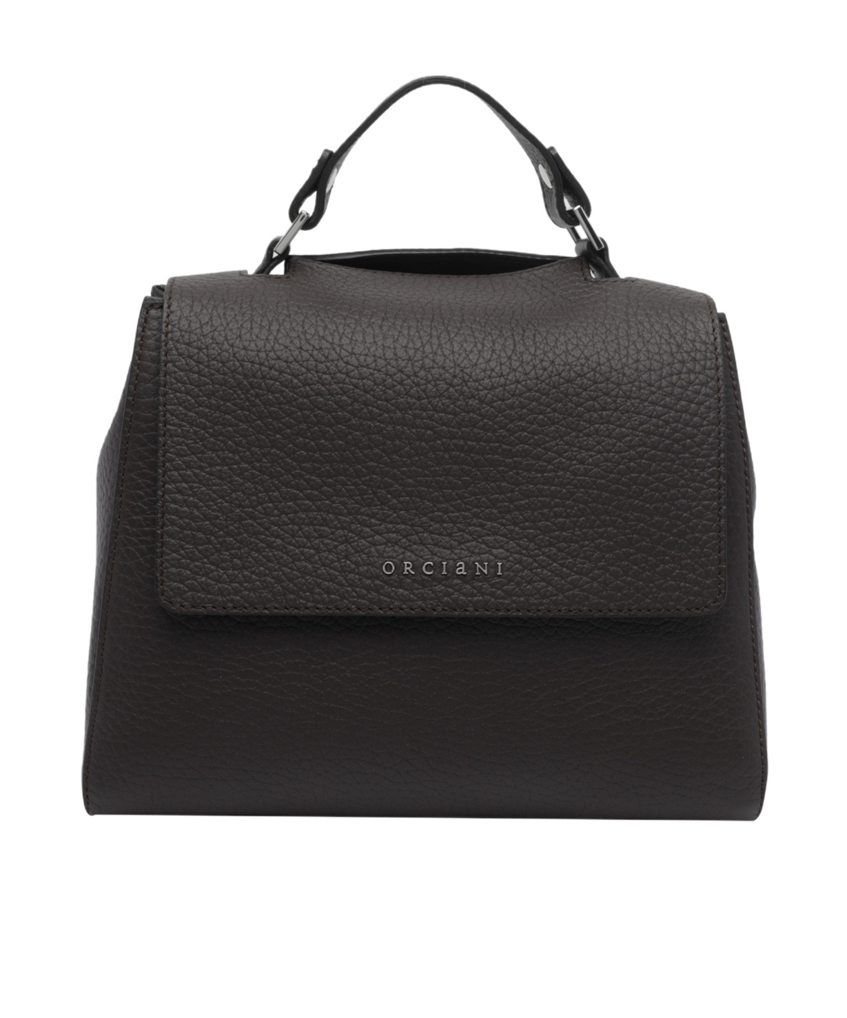 Orciani Sveva Soft Small Handbag In Moro