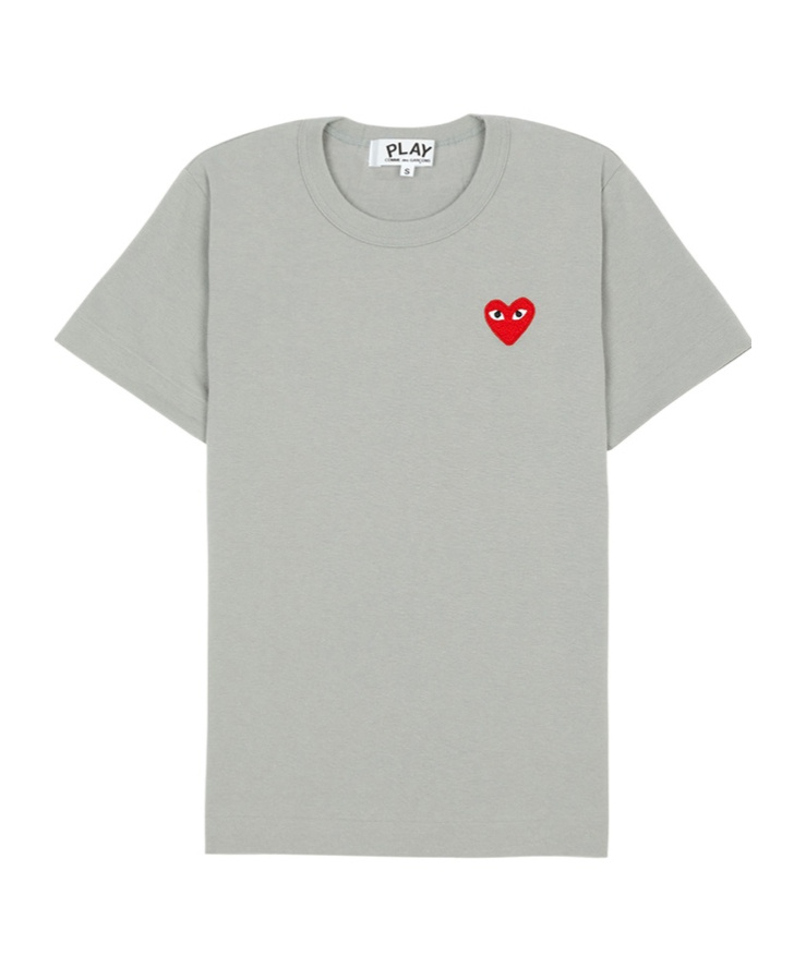 Comme Des Garçons Crew Neck T-shirt In Gray