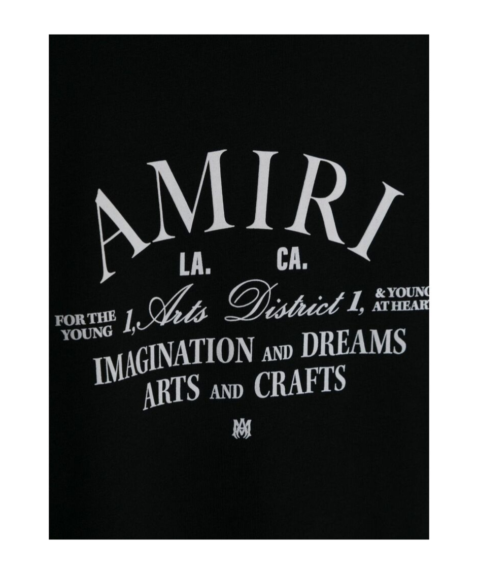 Amiri Short-sleeved T-shirt In Black