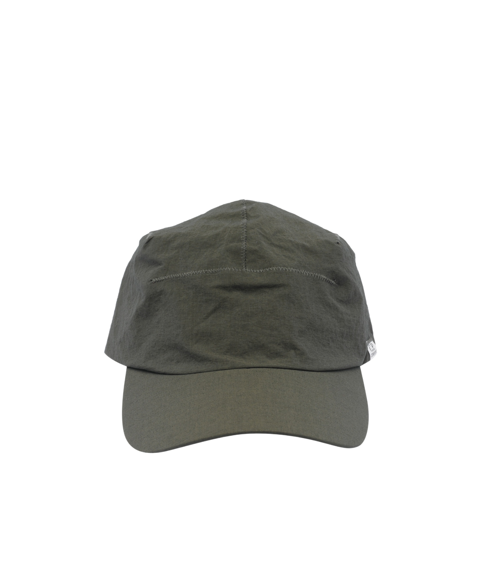 Shop C.p. Company Logo-tag Cap In Black