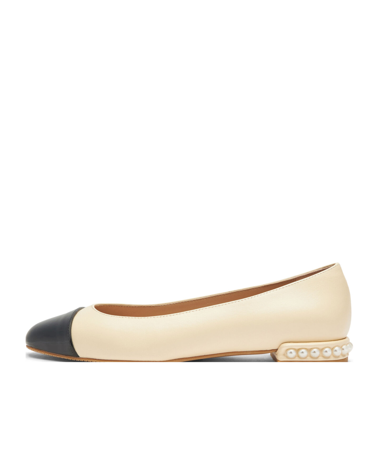 Stuart Weitzman Ballet Flats Woman Color White In Nude