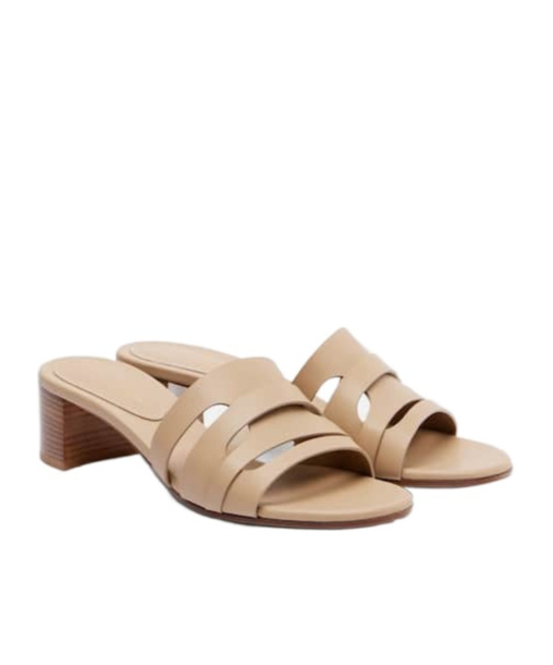 Gianvito Rossi Leather Sandals In Multi
