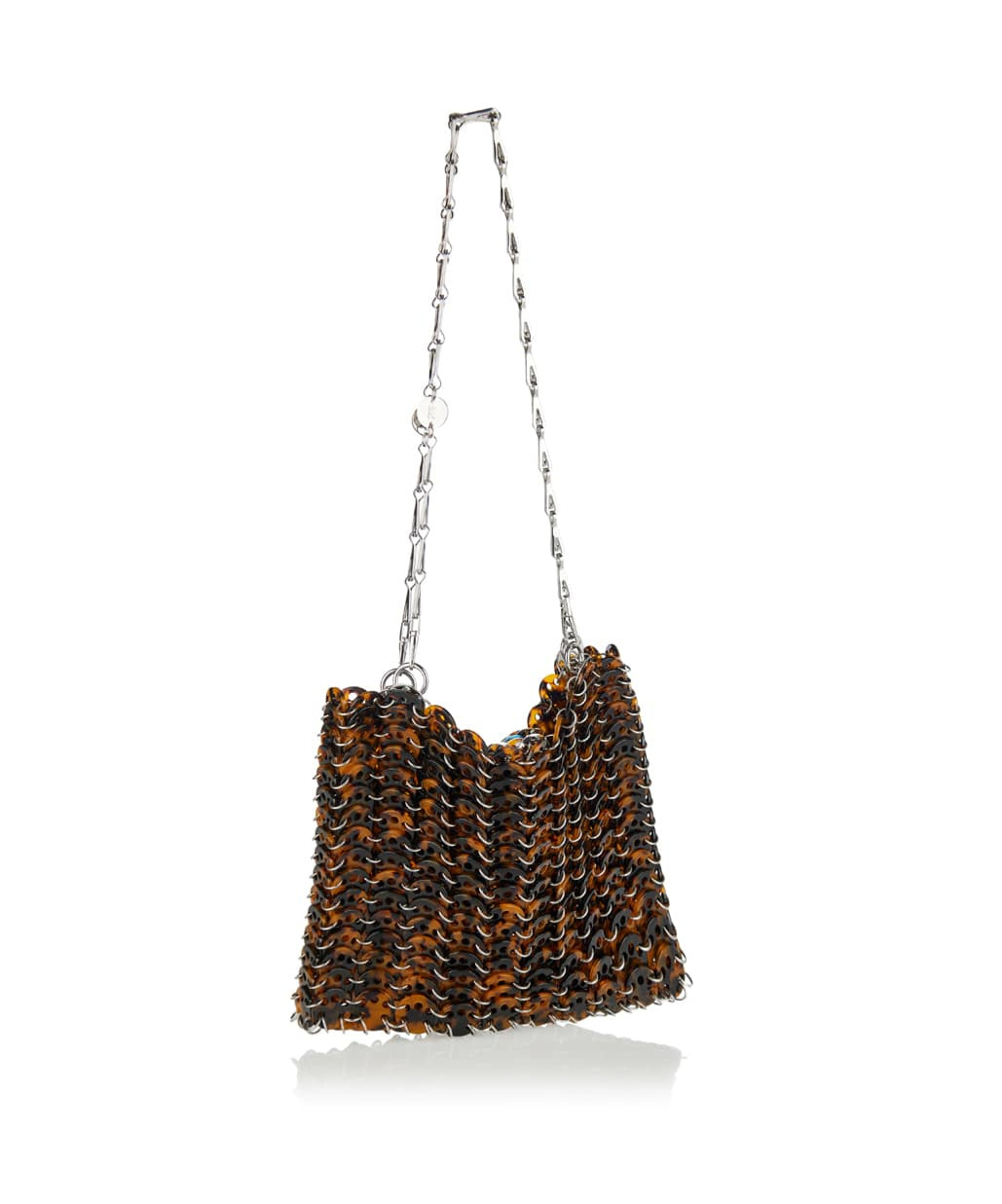 Rabanne Acetate Shoulder Bag In Brown