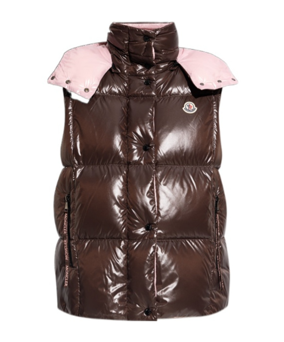 Moncler Down-filled Luzule Gilet In Multicolor