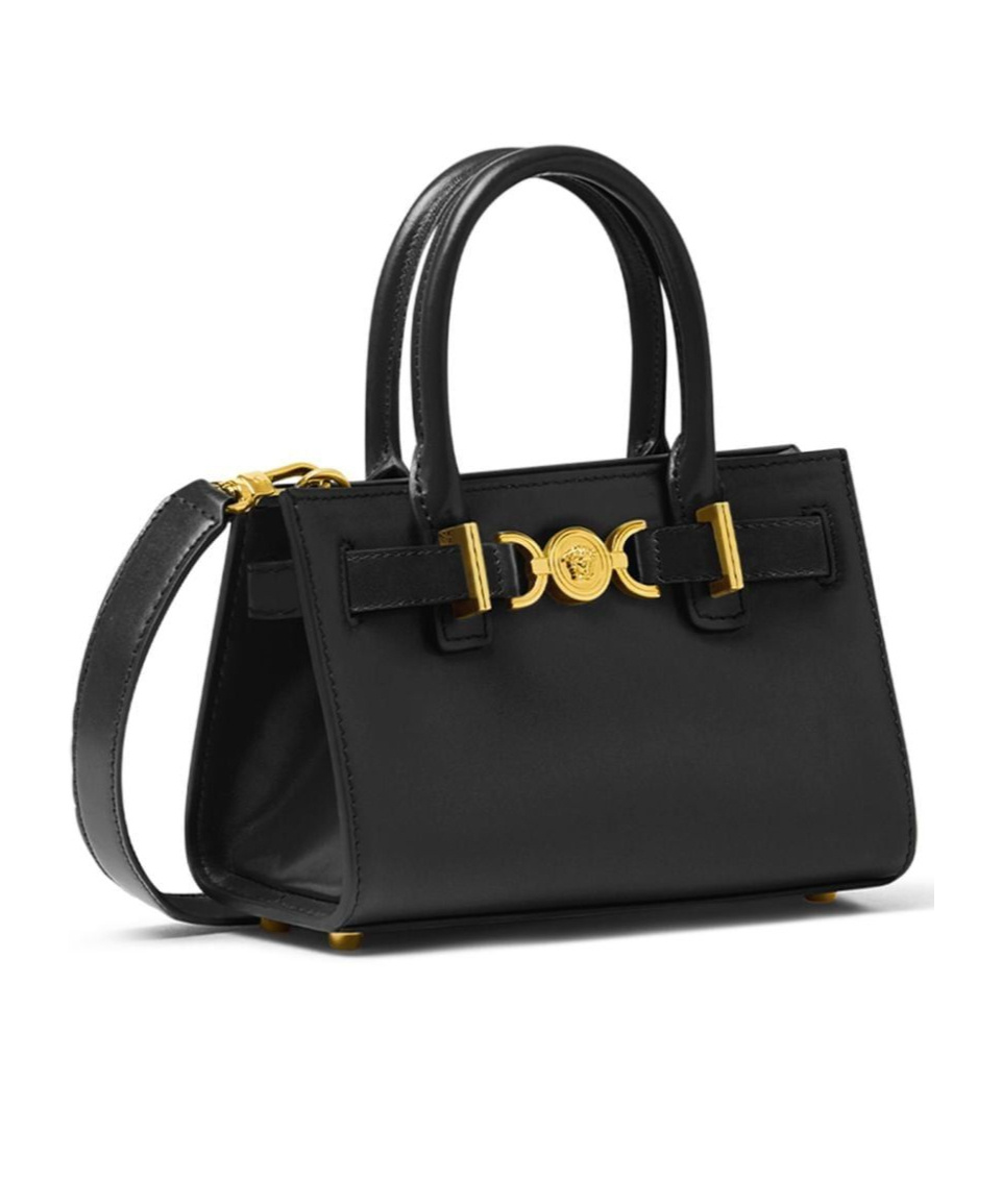 Versace Mini Medusa 95 Tote Bag In Black