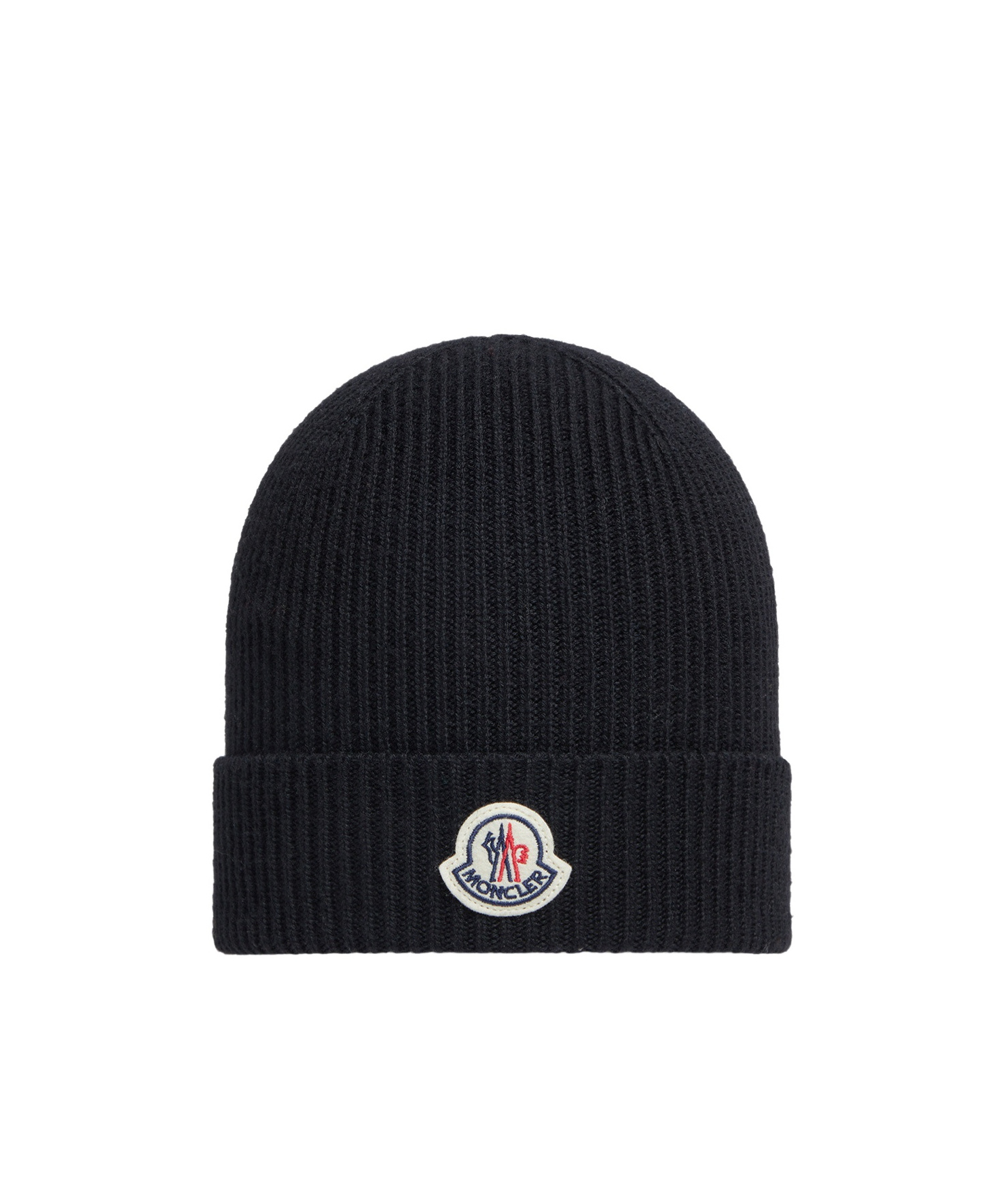 Moncler Wool & Cashmere Beanie In Black