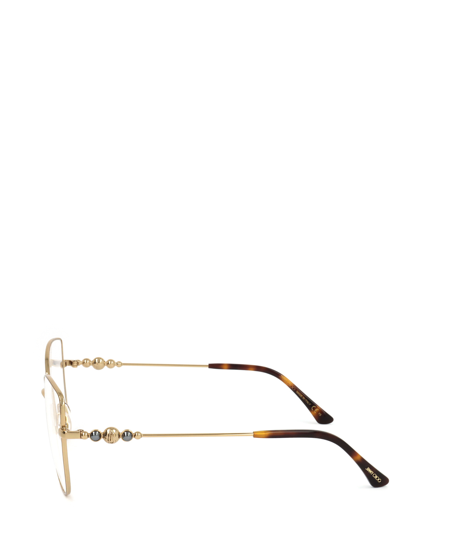 Jimmy Choo Eyewear Butterfly Frame Glasses In White