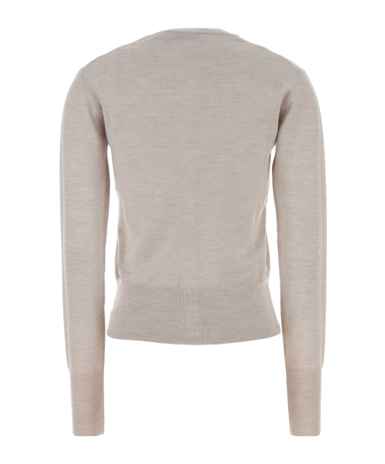 Vivienne Westwood Orb-embellished Virgin-wool Cardigan In Gray