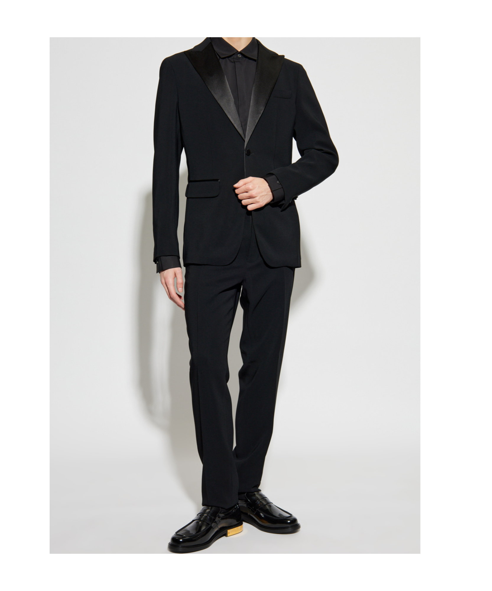 Dsquared2 Long-sleeved Suit In Black