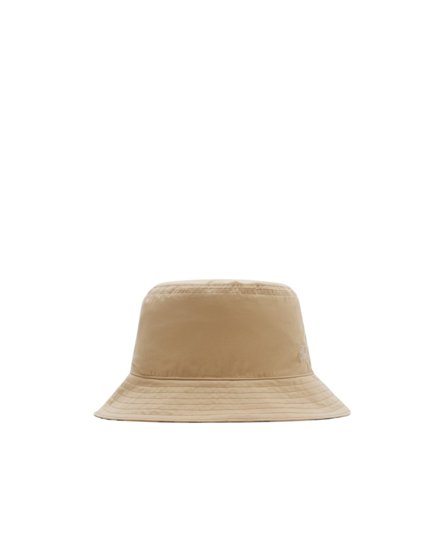 Burberry Reversible Gabardine Bucket Hat In Nude