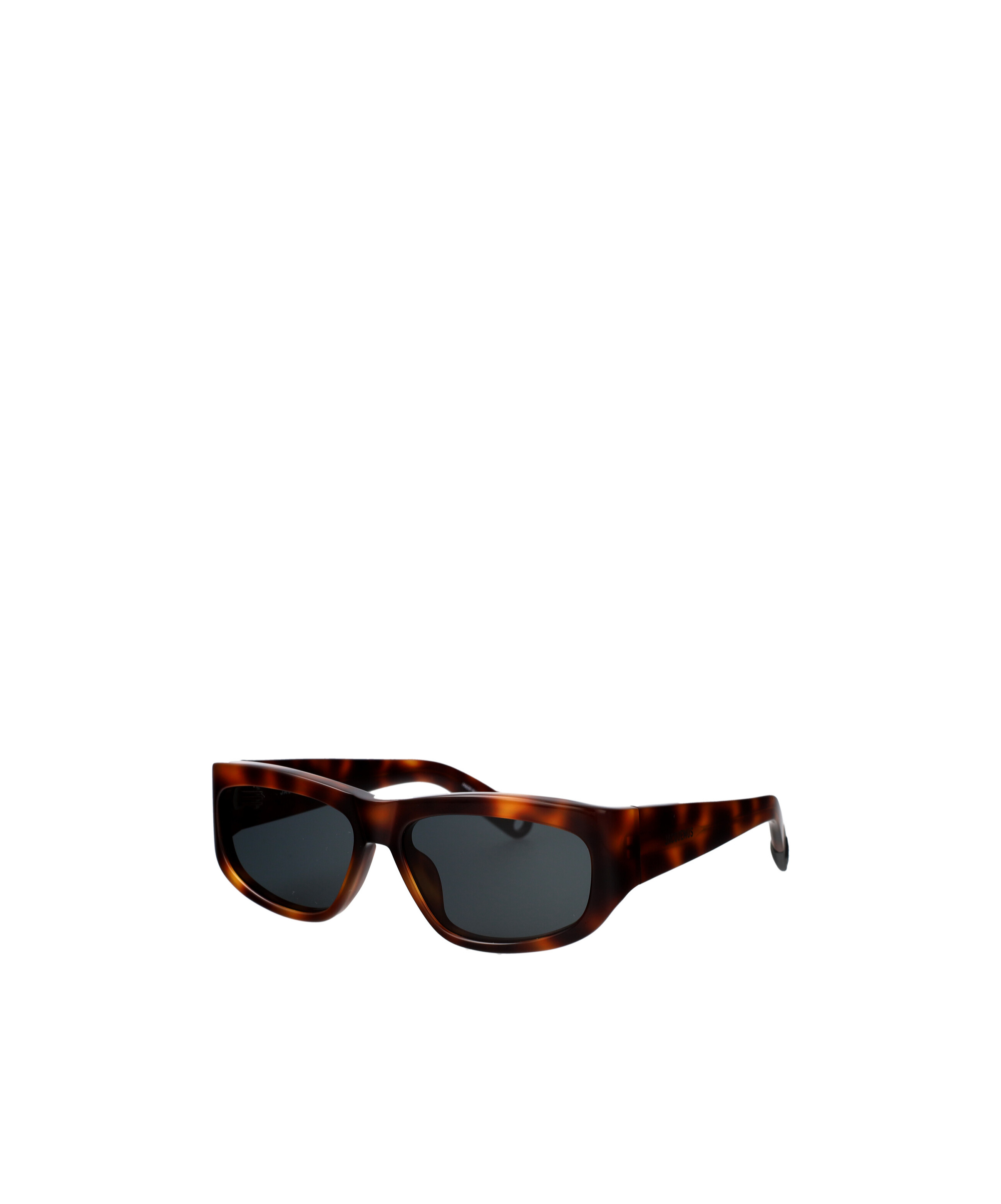 Jacquemus Rectangular Sunglasses In Black