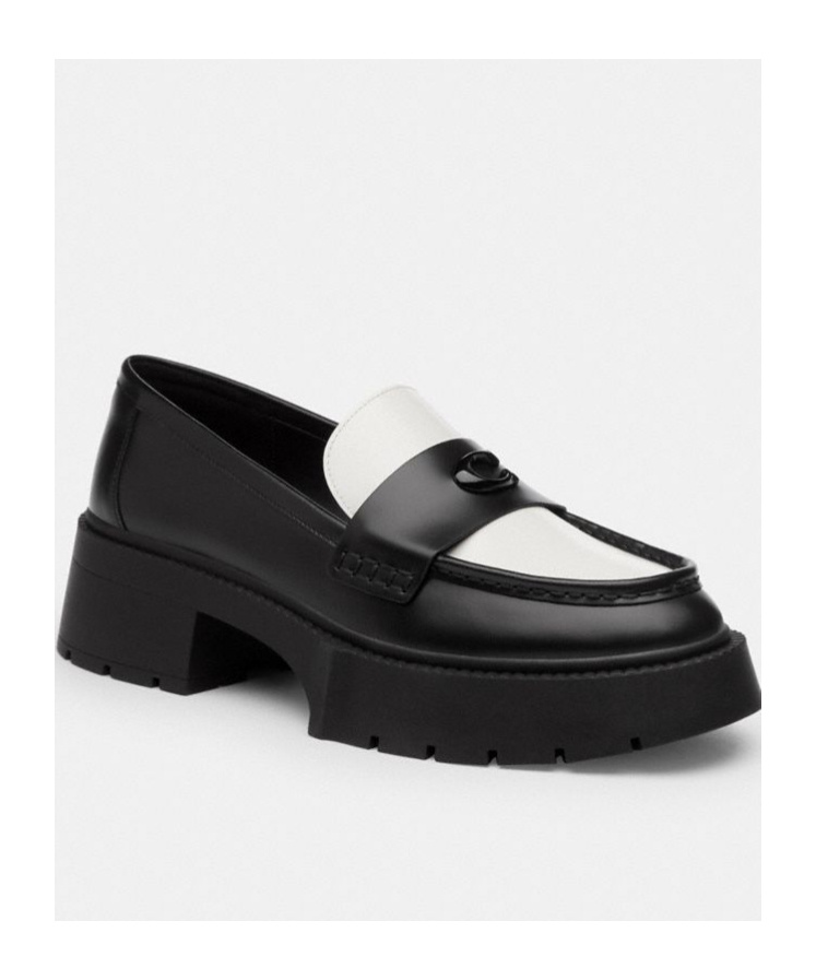COACH LEAH PLATFORM LOAFERS