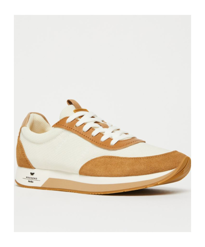 Weekend Max Mara Color Matching Sneakers In White