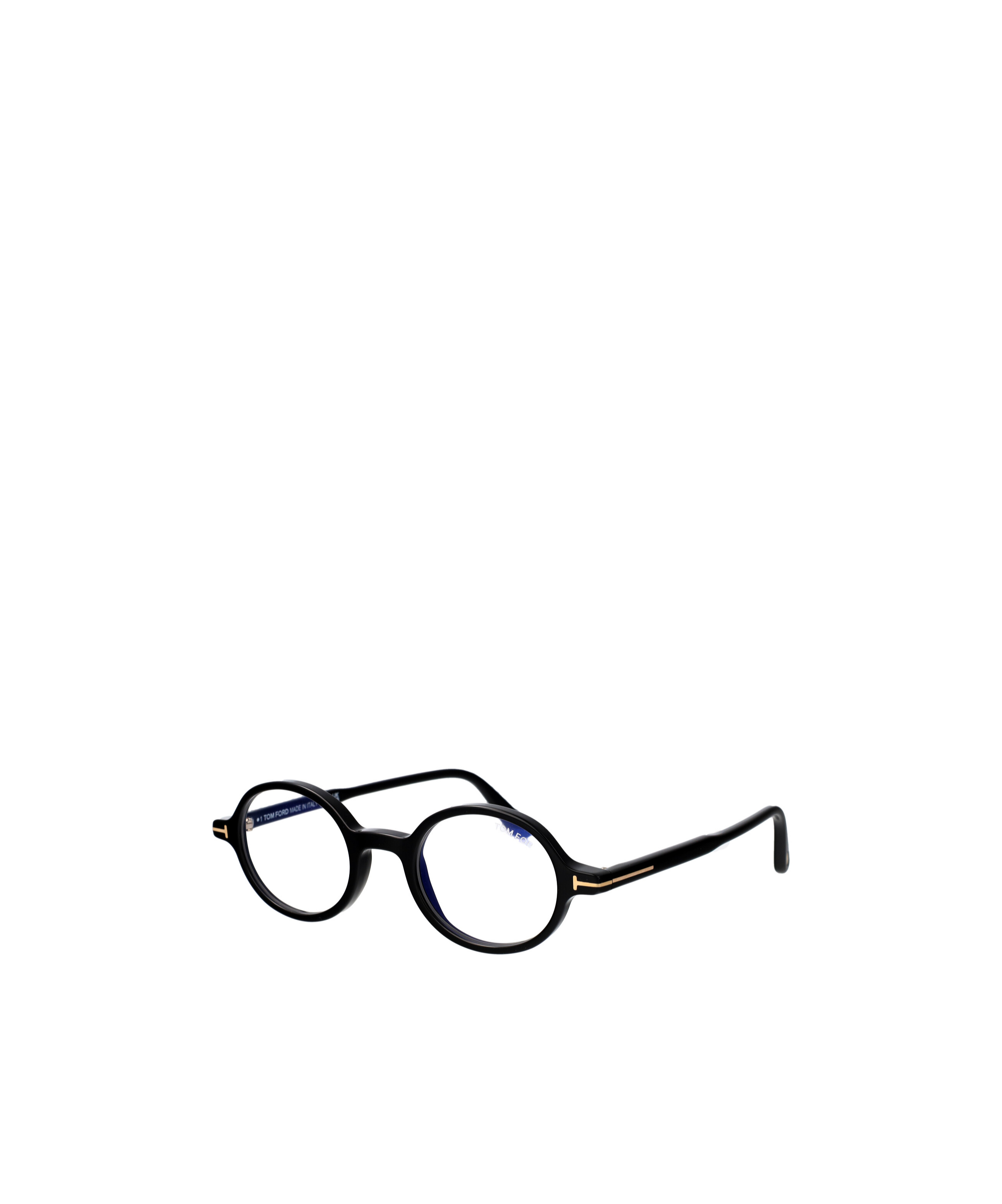 Tom Ford Eyewear Round Frame Glasses In Black