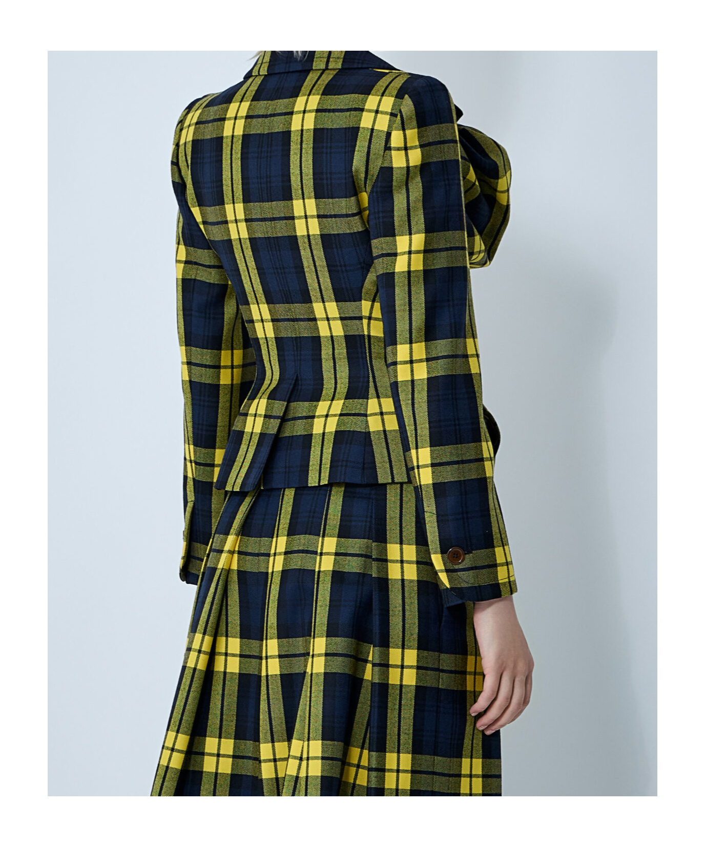 Vivienne Westwood Single Breasted Checked Jacket In Multi