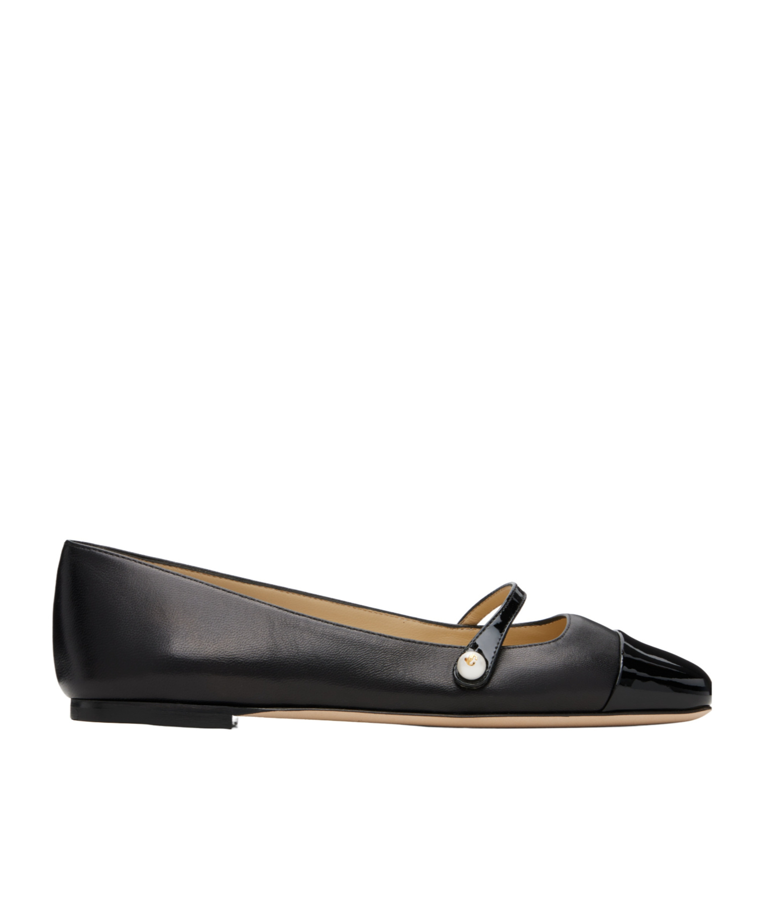 Jimmy Choo Elisa Ballet Flats In Black
