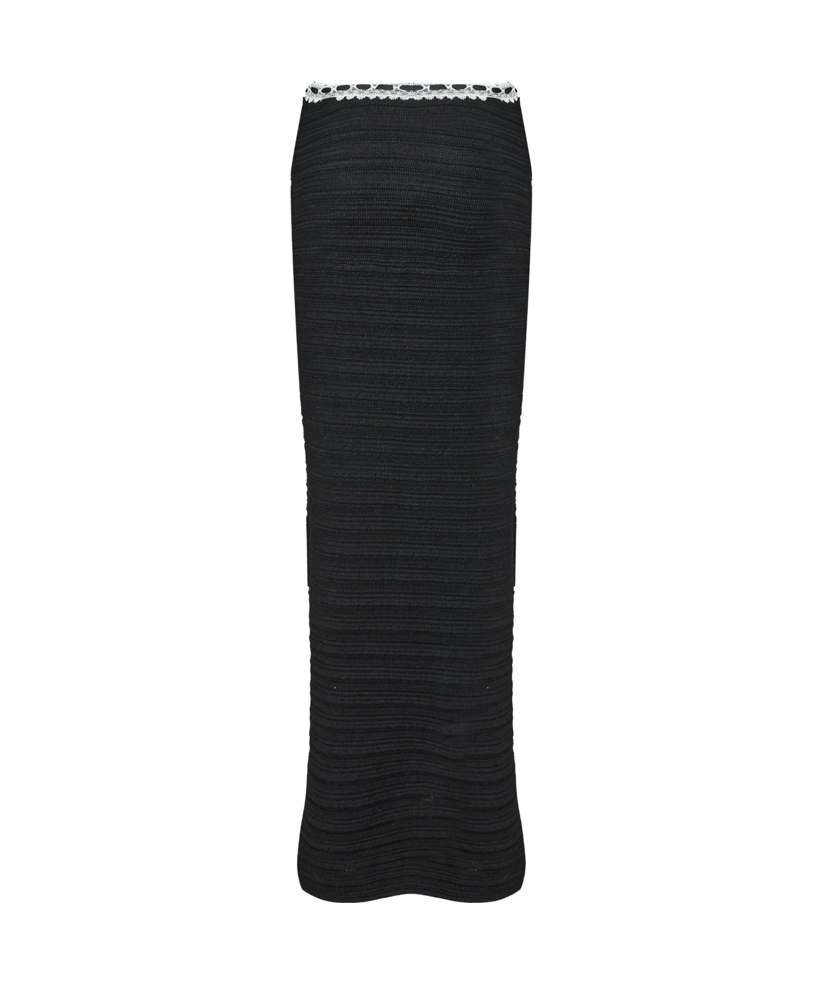 For Love & Lemons Mayfair Maxi Skirt In Black