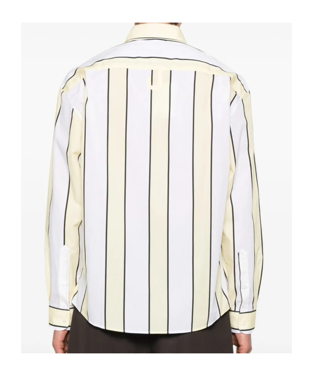 Jacquemus Simon Shirt Buttoned Cuffs Striped Pattern In Multi