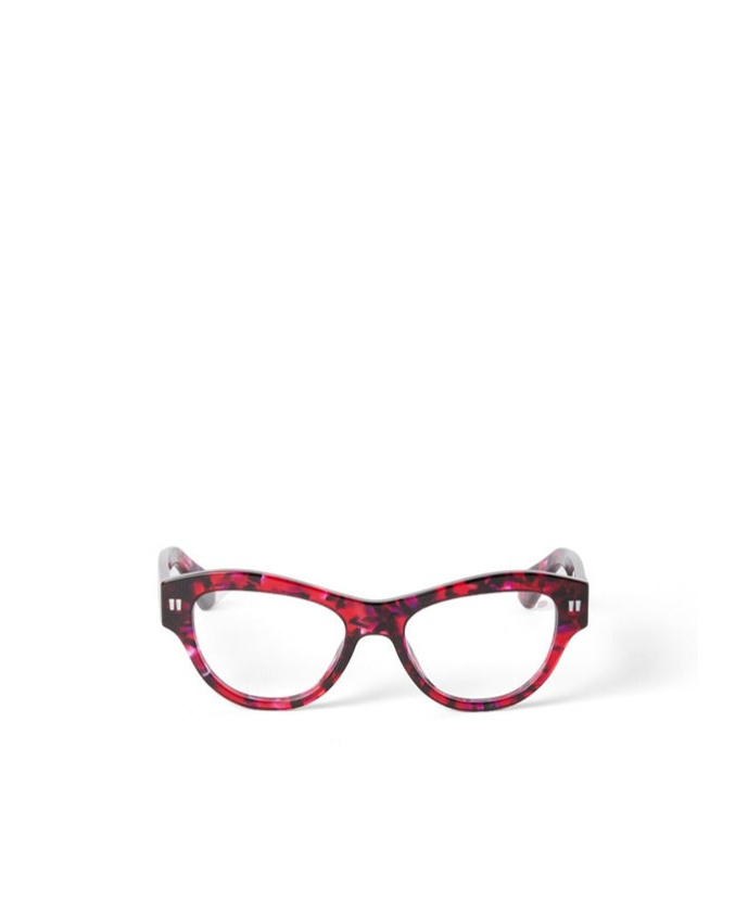 Off-white Cat-eye Flat Mirror In Red