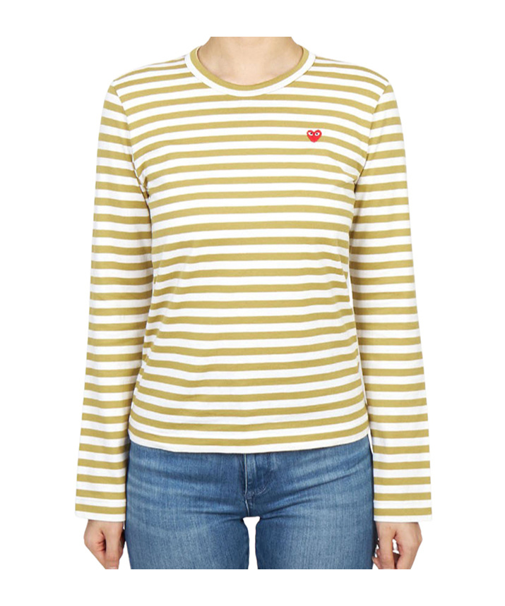 Comme Des Garçons Long-sleeved T-shirt In Brown