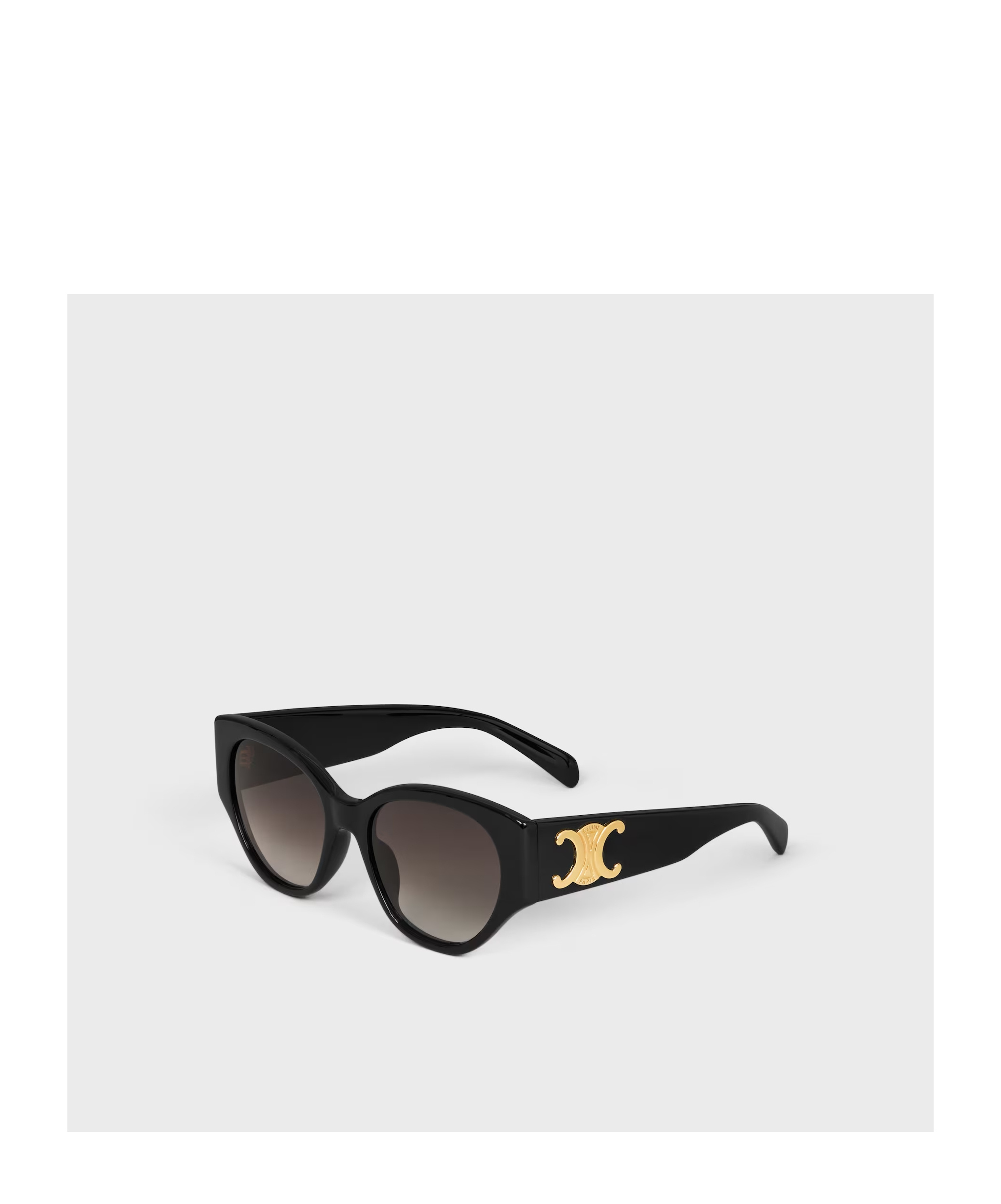 Celine Triomphe Xl 03 Sunglasses In Acetate In Brown
