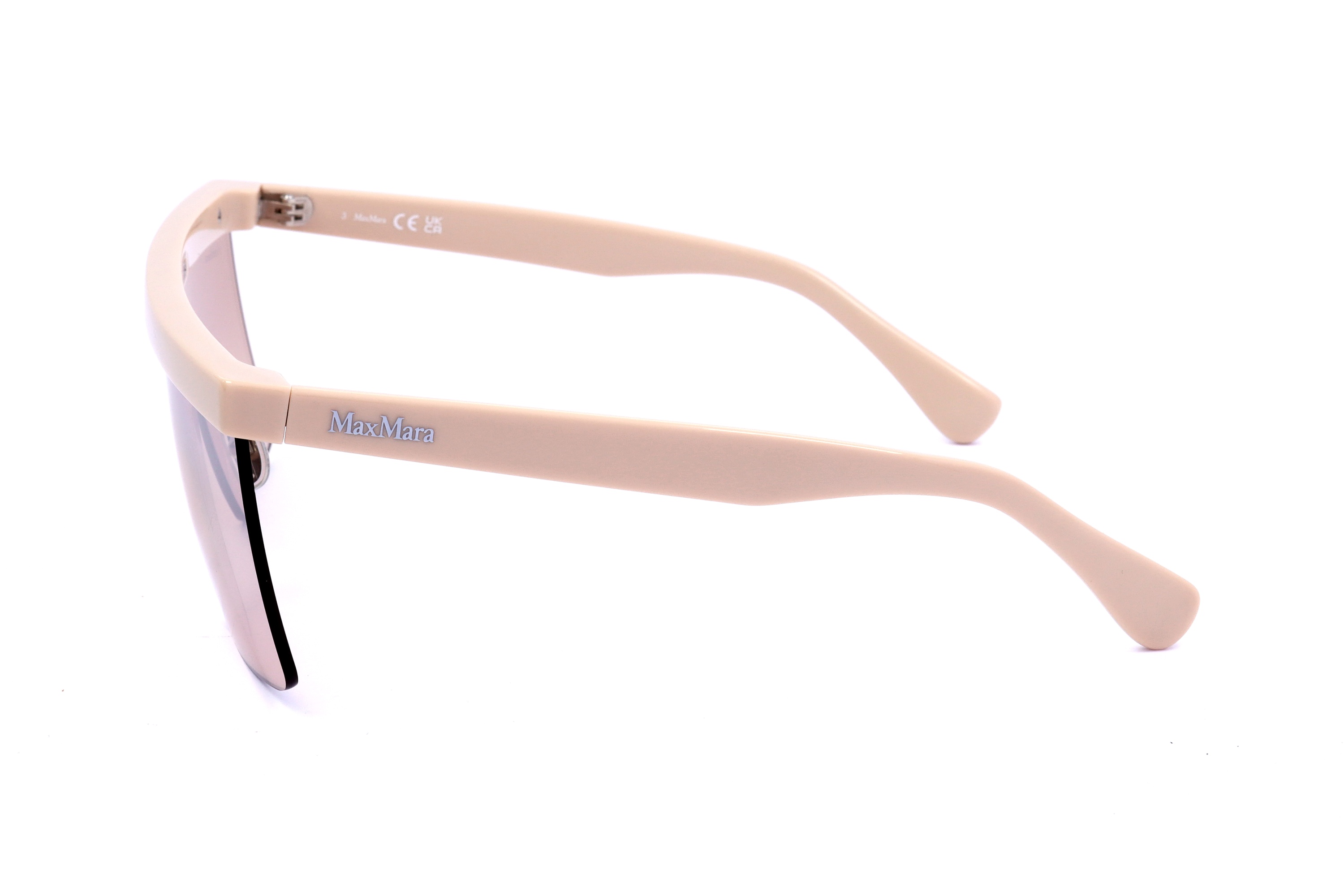 Max Mara Logo Sunglasses In Pink