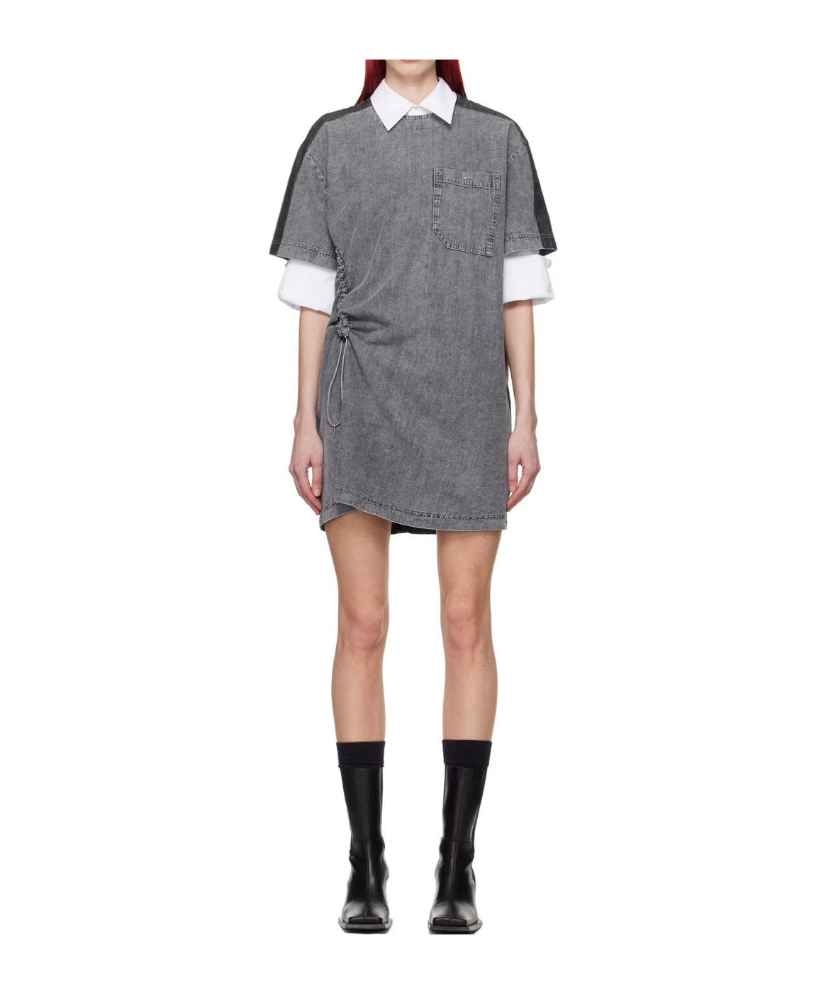 WOOYOUNGMI TIE-DYE MINI DRESS 