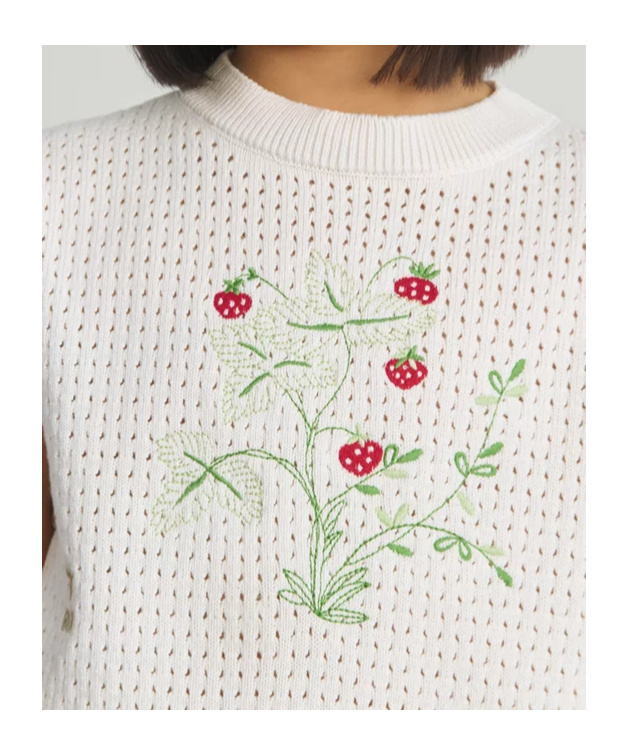 Shop Dior Kids' Sweater Vest In White