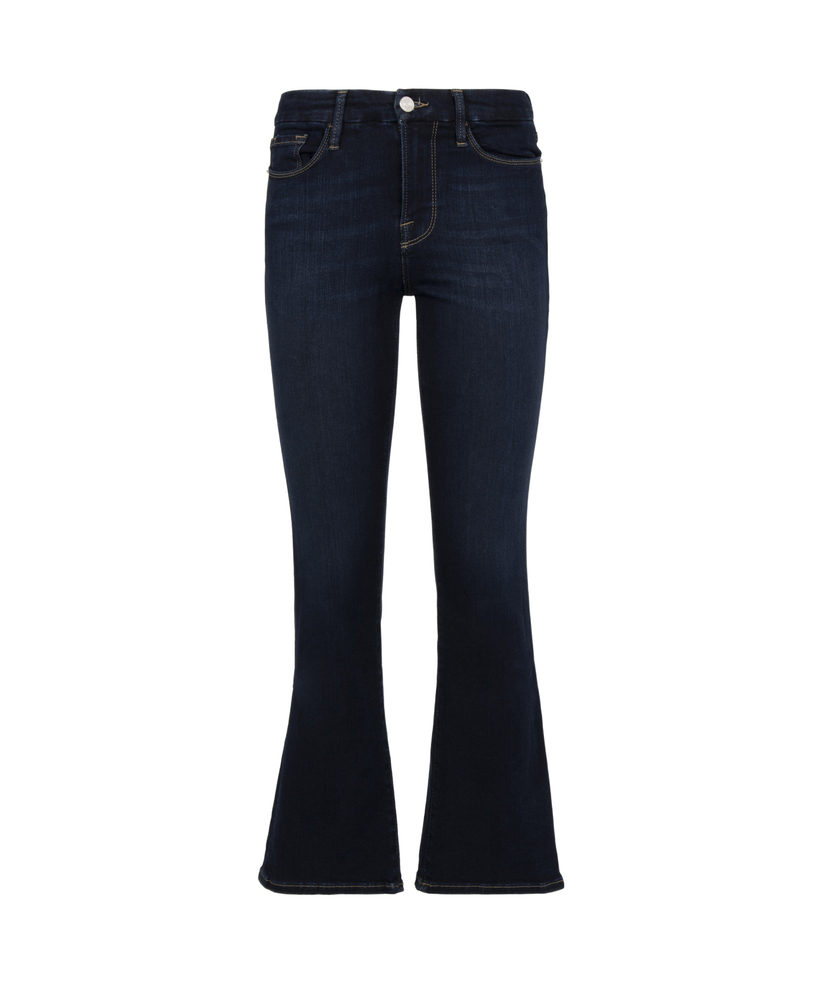 FRAME CROPPED FLARED JEANS