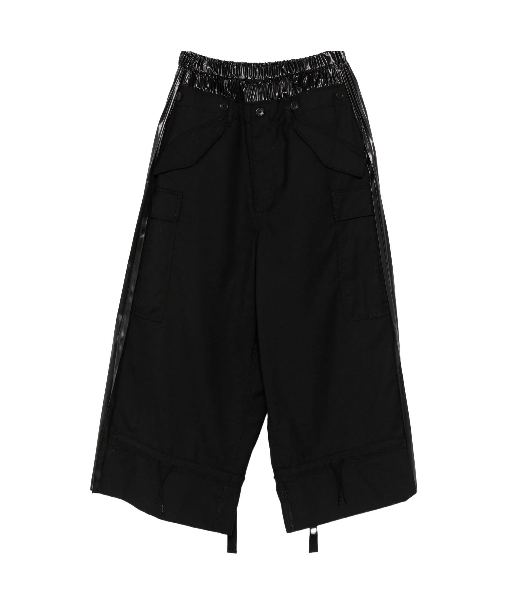 Junya Watanabe Palazzo Trousers In Black