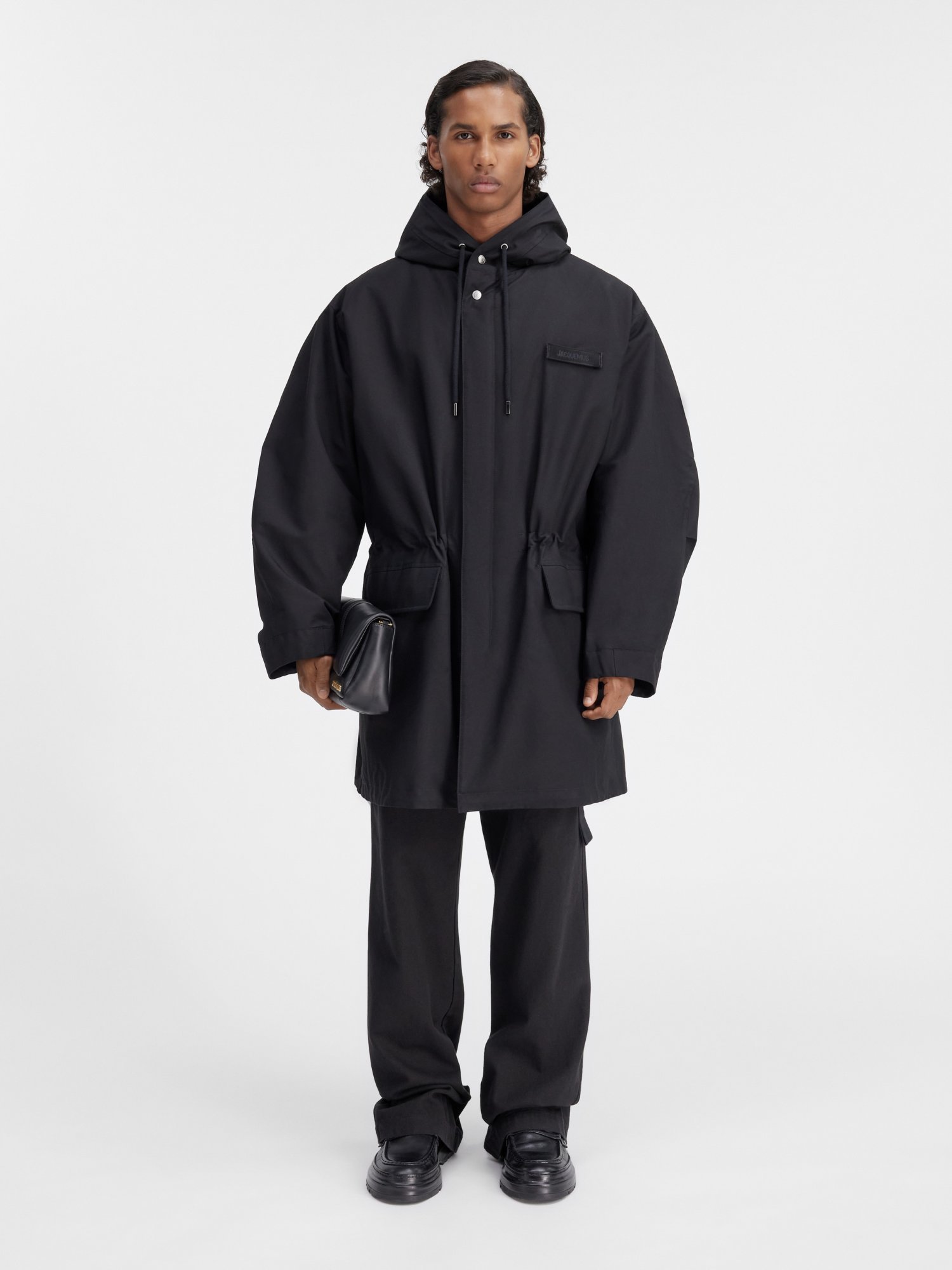 Jacquemus Black Les Classiques 'la Parka Marrone' Jacket In Black