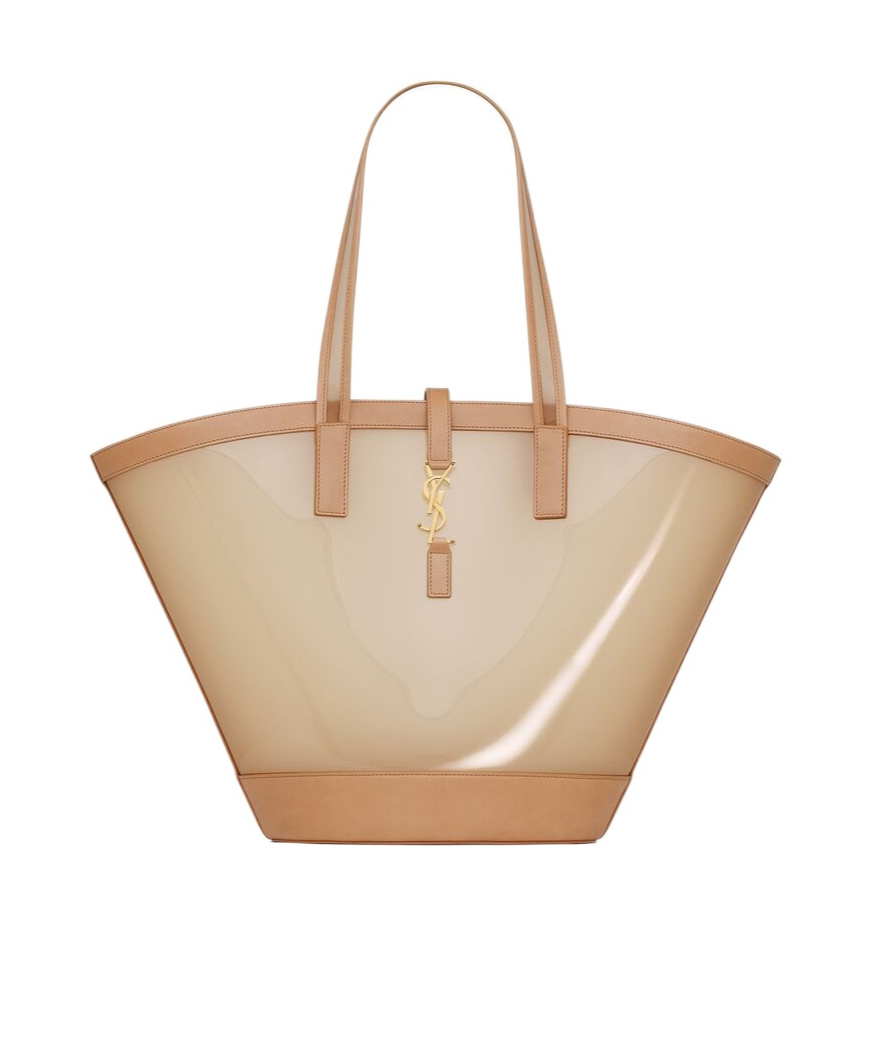 Saint Laurent Medium Panier Tote Bag In Nude