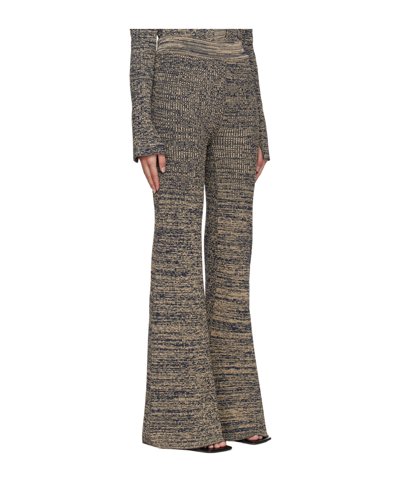 Remain Birger Christensen Soleima Straight-leg Knitted Trousers In Multicolor