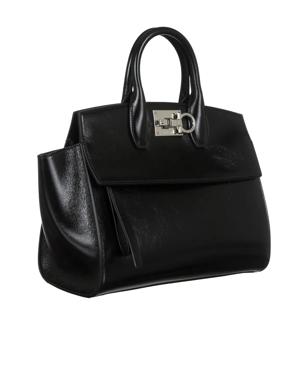 Ferragamo Small Studio Shoulder Bag In Black