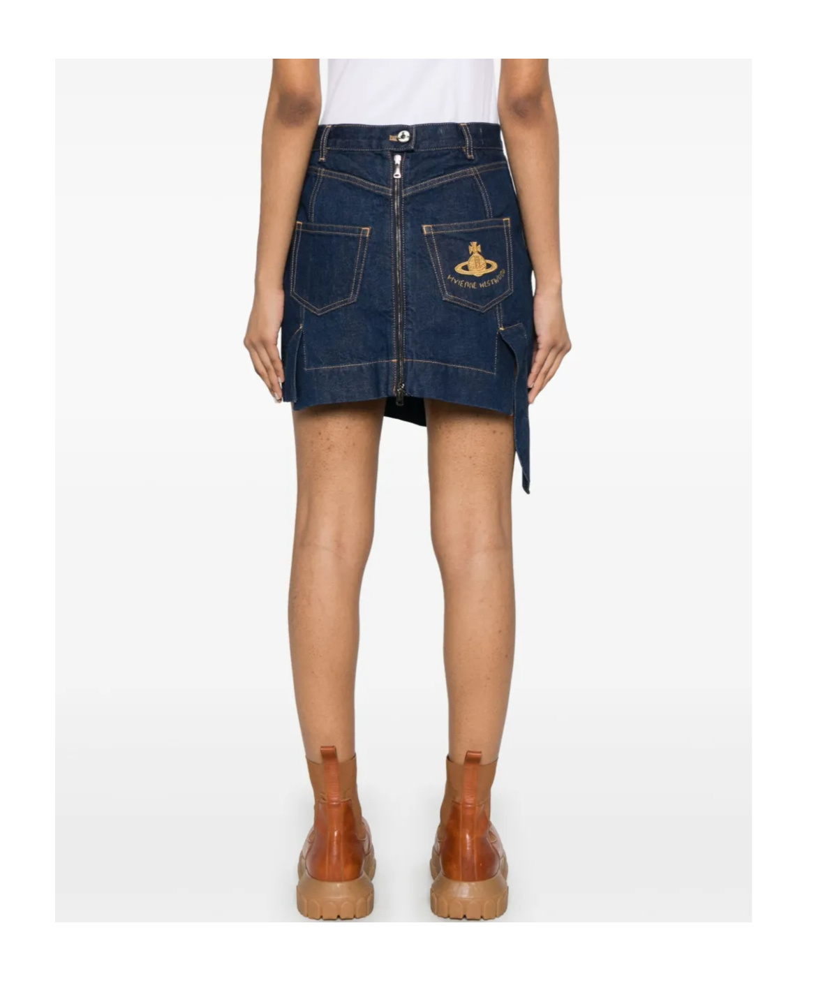 Vivienne Westwood Sailor Skirt Woman Blue