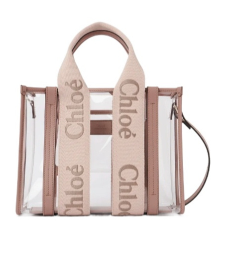 Chloé Woody Logo Detailed Tote Bag In Multi