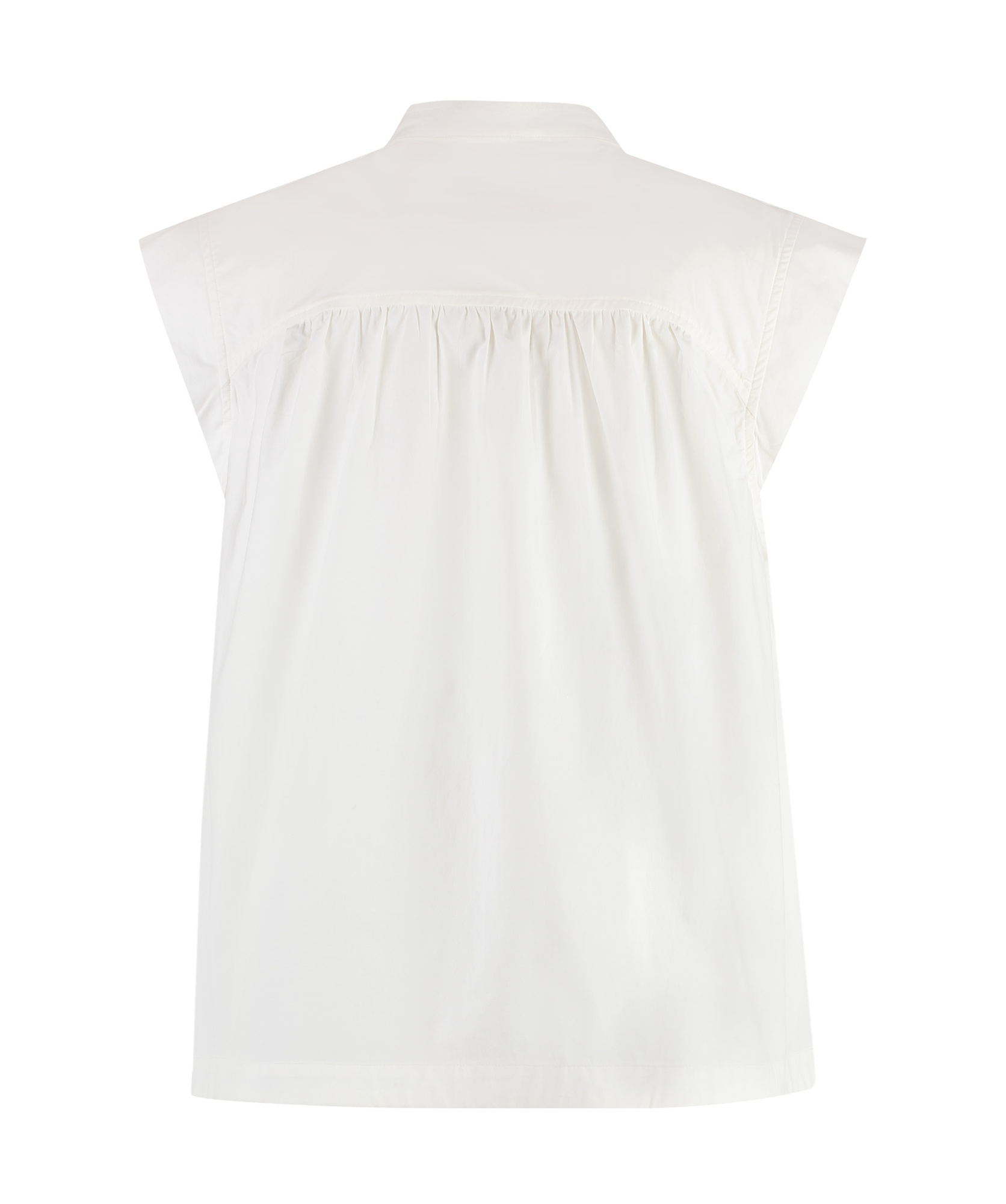 YVES SALOMON POPLIN TOP