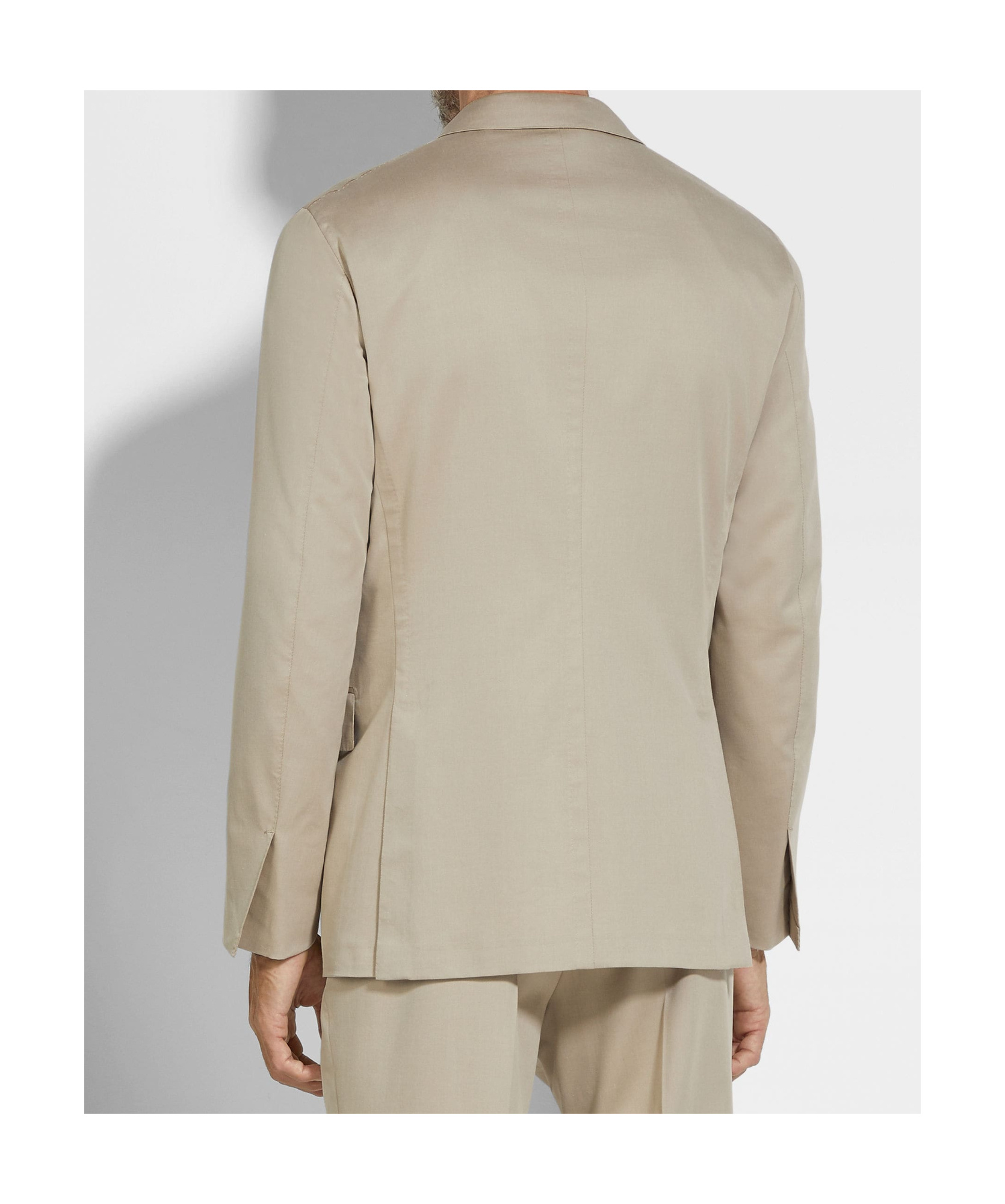 Zegna Single-breasted Blazer In Green
