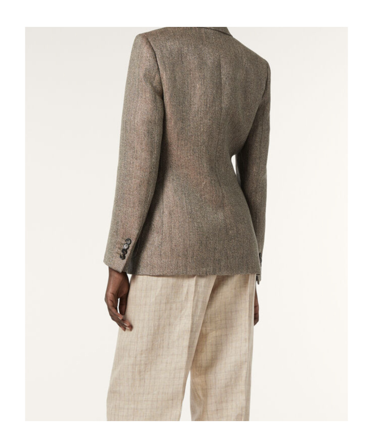 Loro Piana Single-breasted Tailored Blazer In Gray