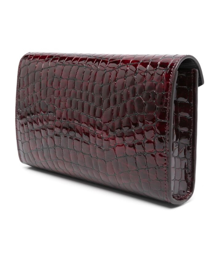 Shop Anine Bing Elly Embossed Small Shoulder Bag In Multicolor