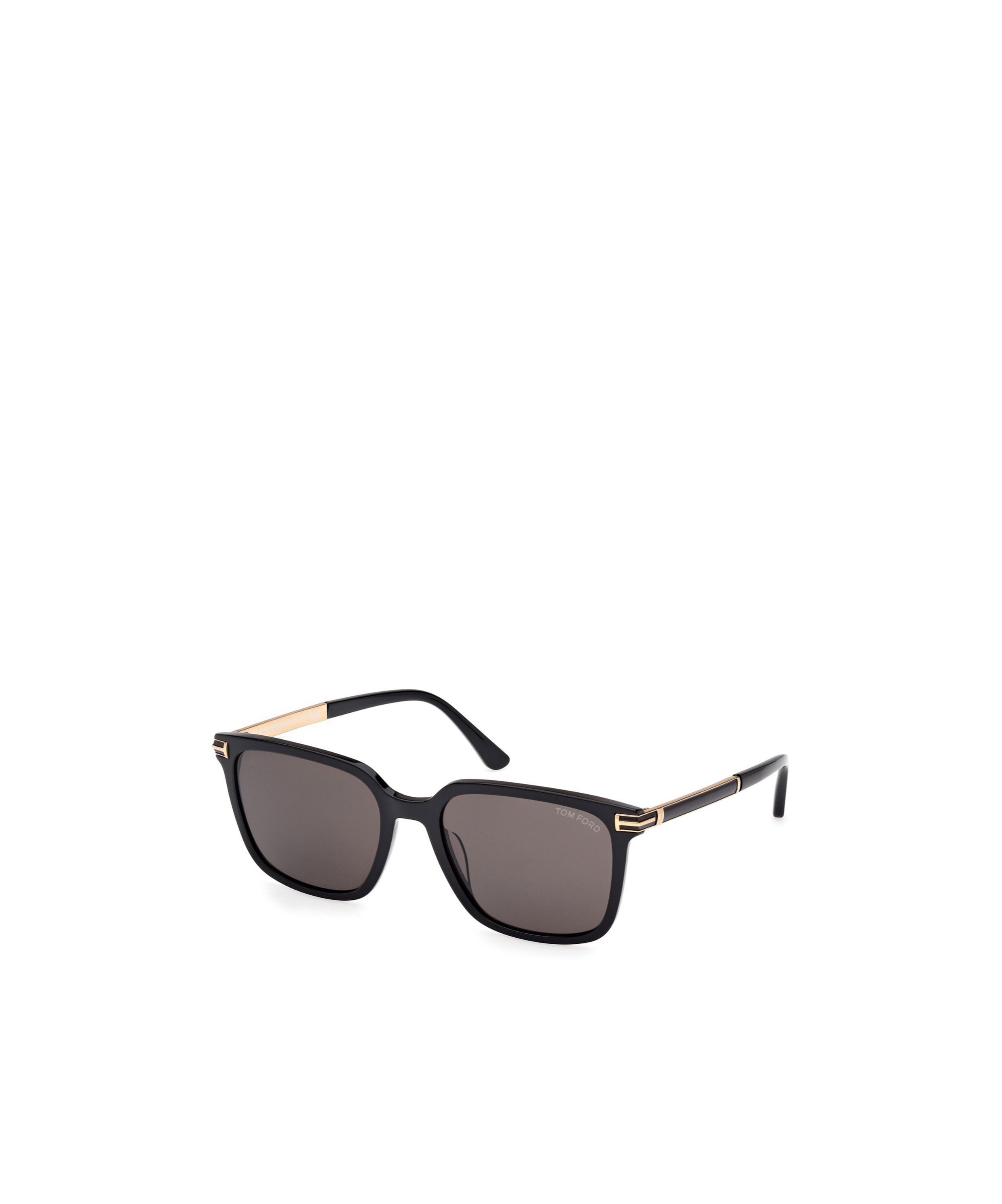 Tom Ford Rectangular Sunglasses In Gray