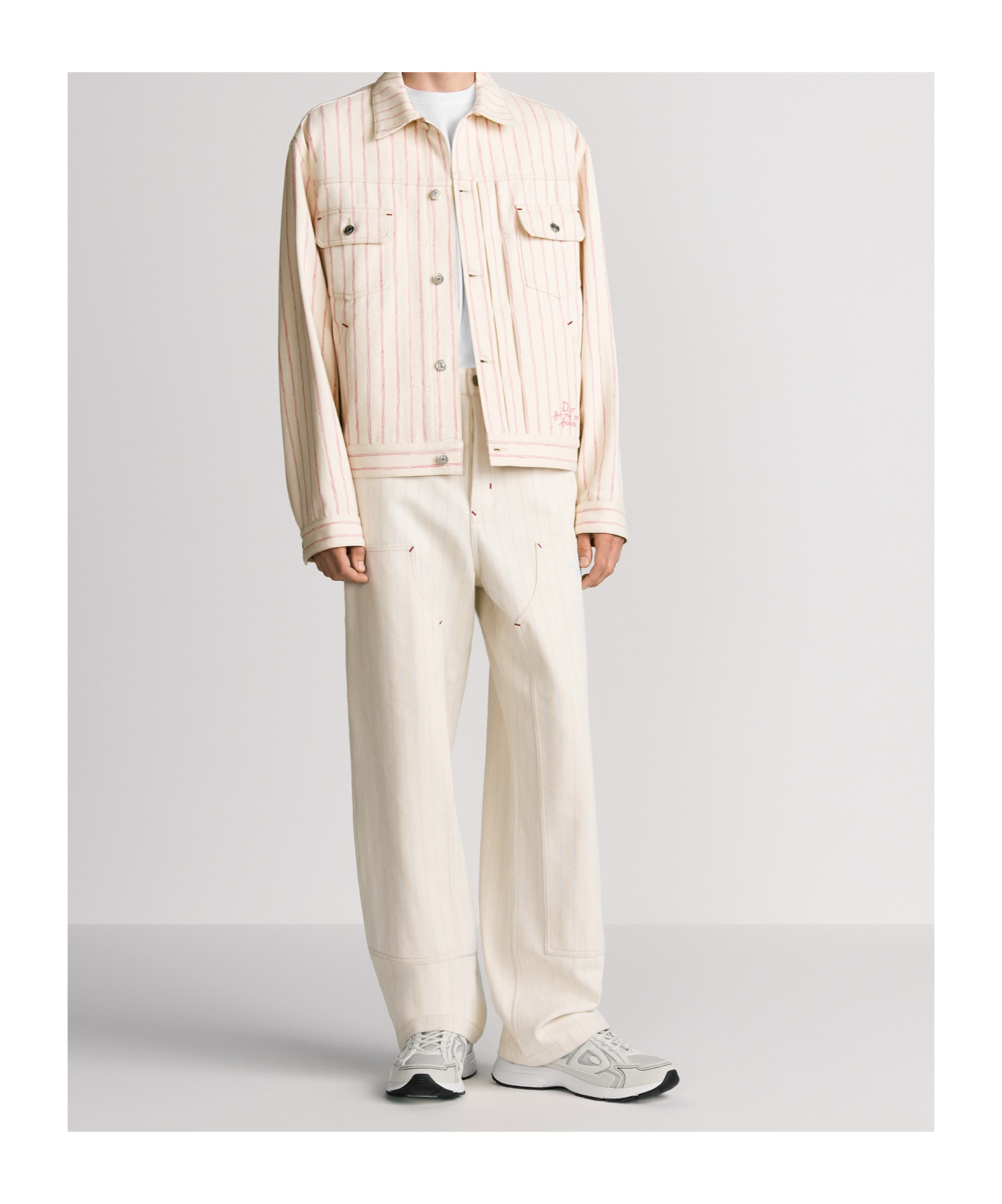 Dior Long Sleeve Jacket In White