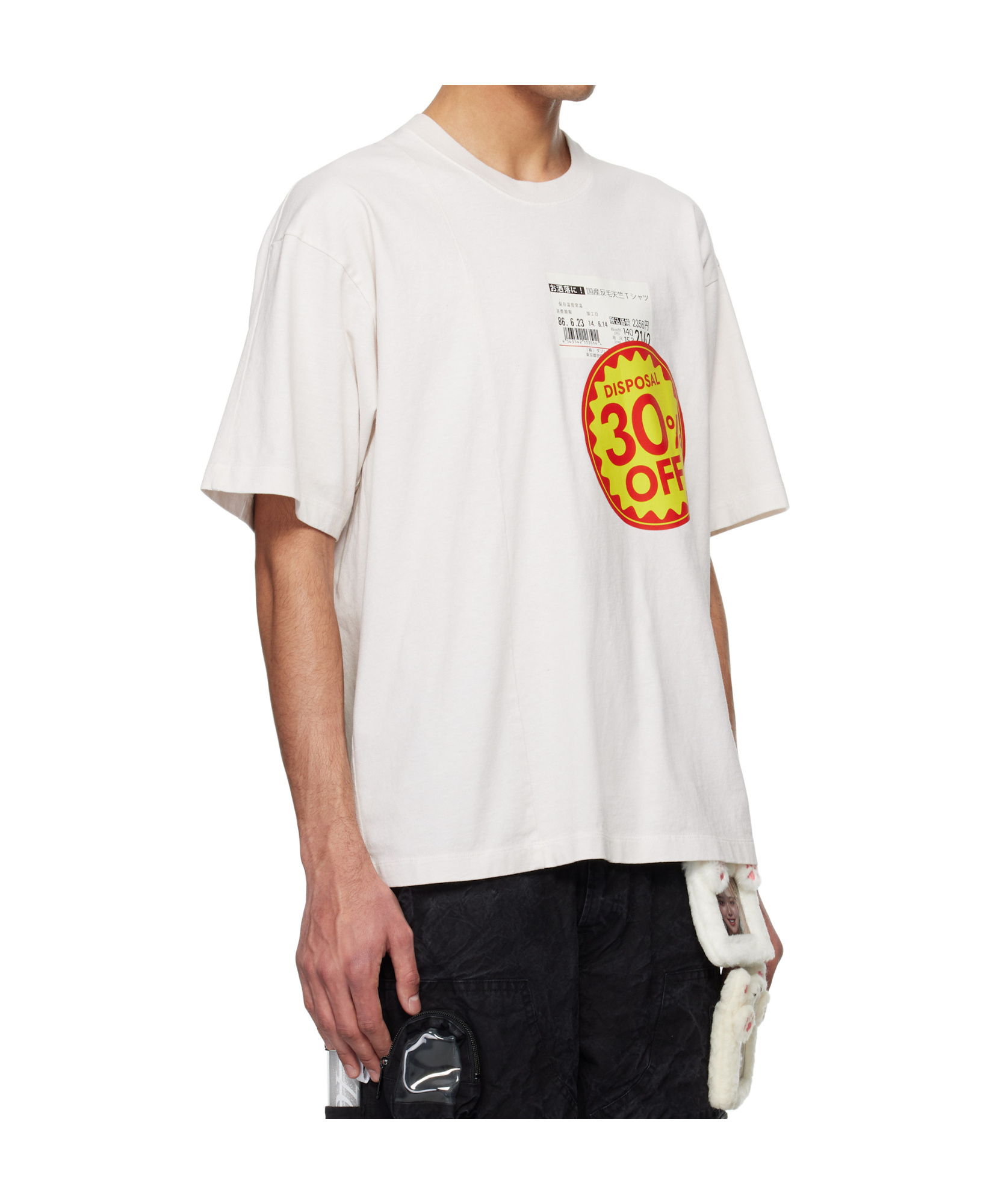 Doublet Disposal Reduction T-shirt In White